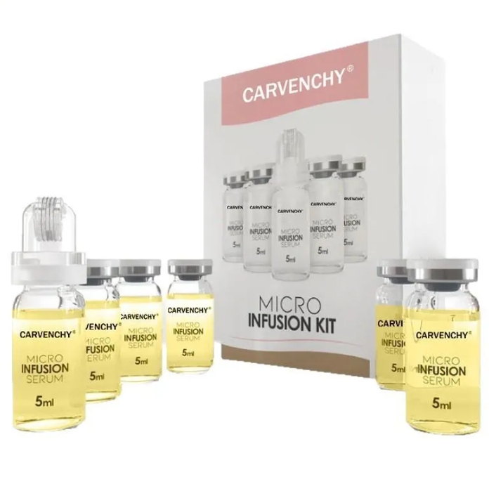 Skincare Moisturizer - Kit Mikroinfusi Multi-Peptida Kolagen Carvenchy untuk