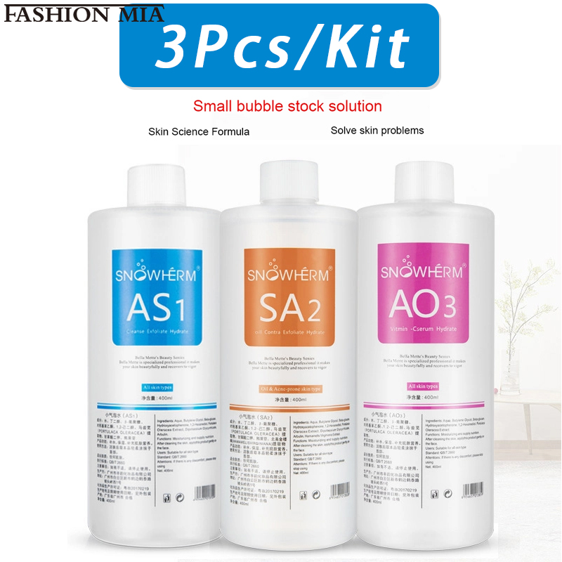 Skincare Korea - 3 buah/1200ml solusi kulit Aqua Peel