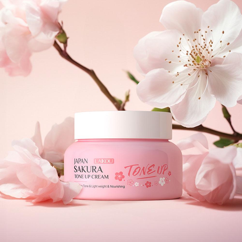 Skincare Glow Glowing - Pelembab Wajah Krim Pencerah Wajah, Sakura