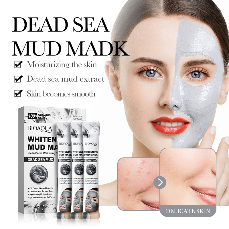 Mud Mask Kaolin - 10pcs lumpur laut mati masker lumpur