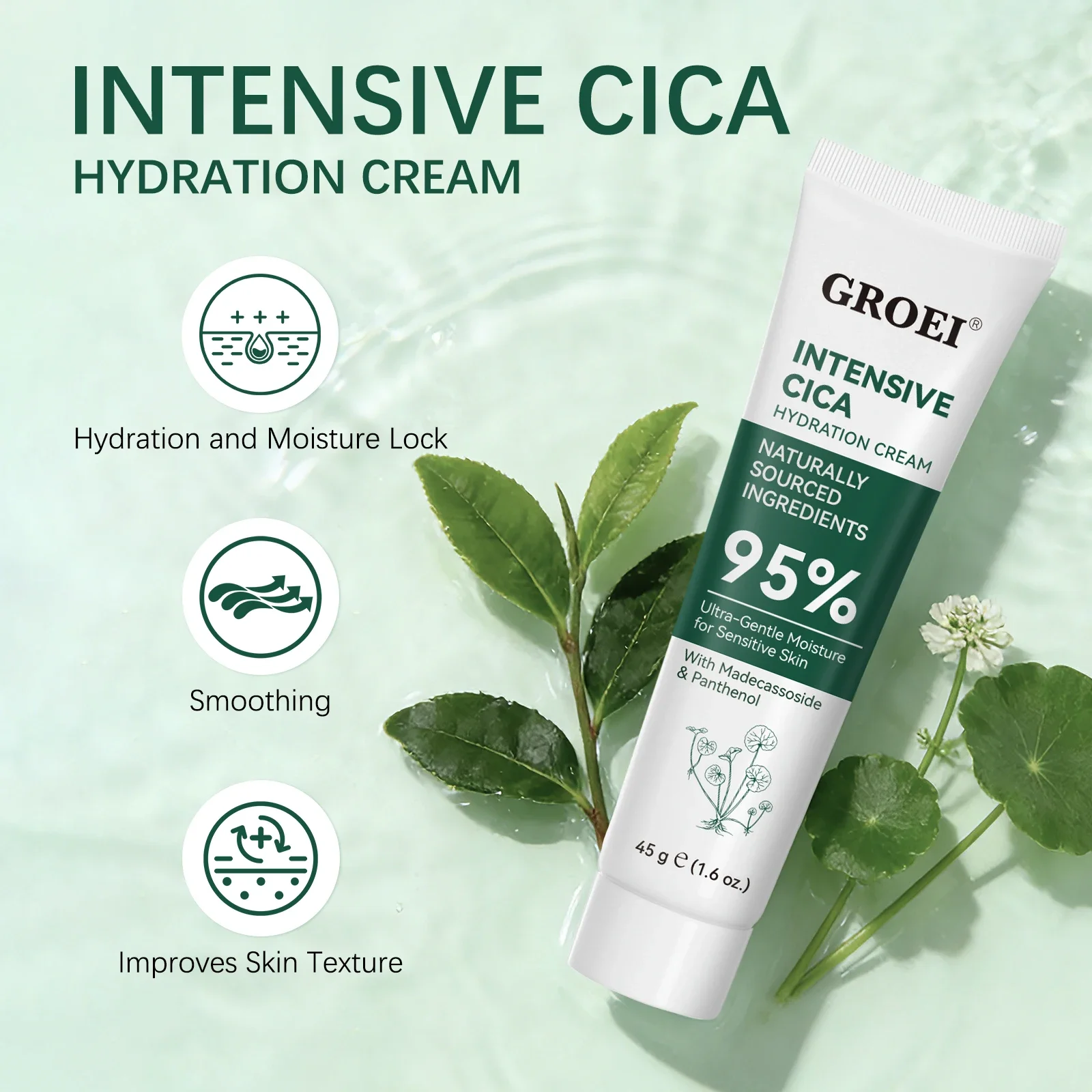 Skincare Glow Glowing - GROEI Krim Pelembap Rumput Salju 45g