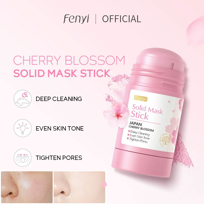 Mud Mask Kaolin - Stik masker wajah polos pembersih, membersihkan
