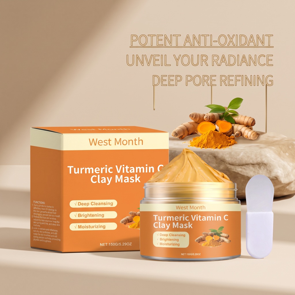 Masker Tanah Liat Kunyit Vitam - Mud Mask Kaolin ulasan dan harga