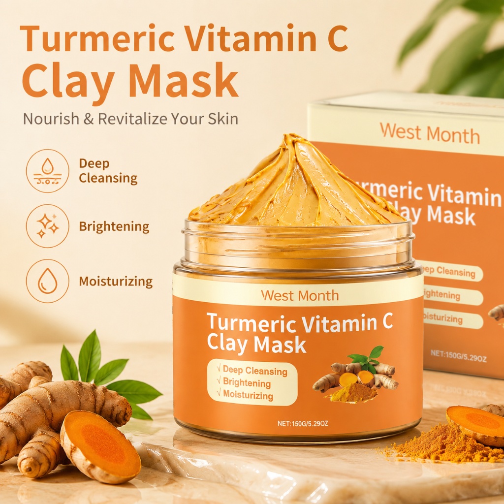 Masker Tanah Liat Kunyit Vitam - Mud Mask Kaolin ulasan dan harga