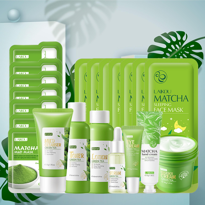 Perawatan Kulit Teh Hijau Kit  - Skincare Korea ulasan dan harga