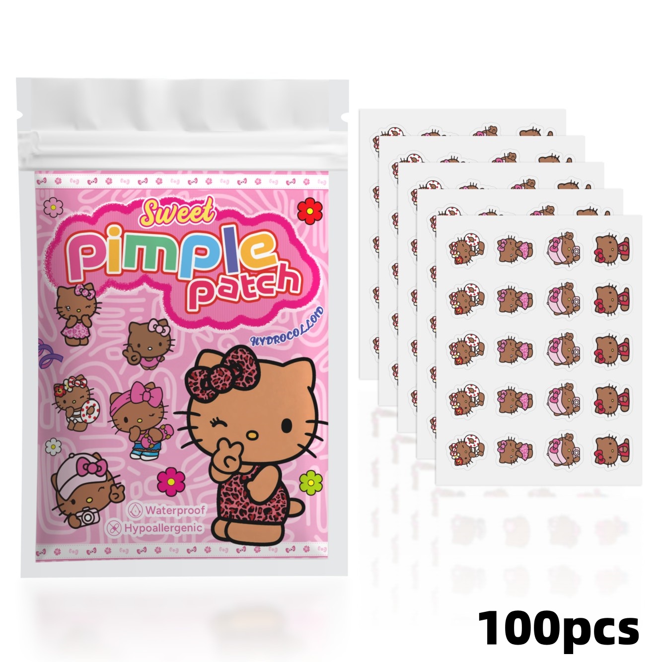 100PCS Hello Kitty Acne Patche - Skincare Moisturizer ulasan dan harga
