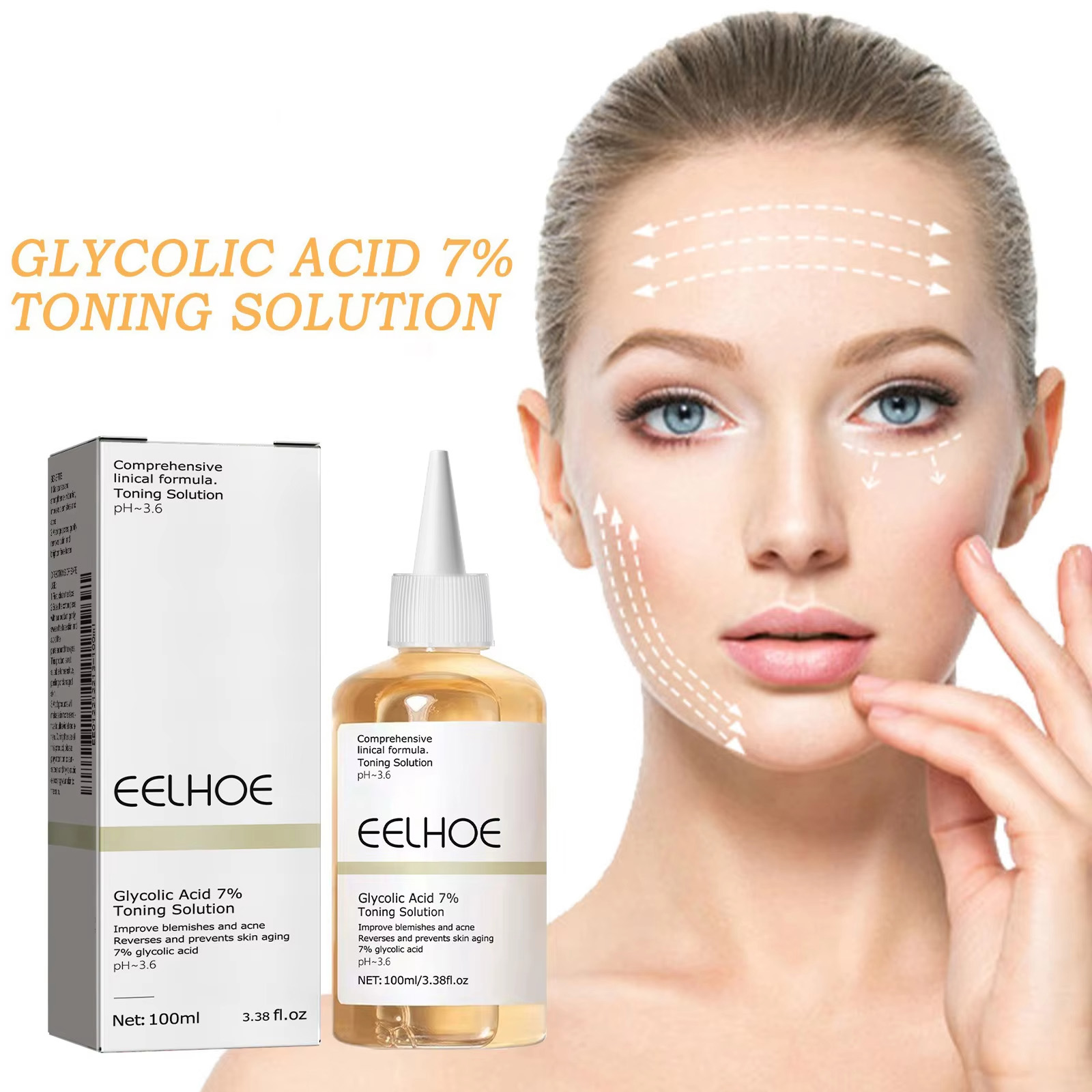 Larutan Toner Asam Glikolat 7% - Skincare Skintific ulasan dan harga