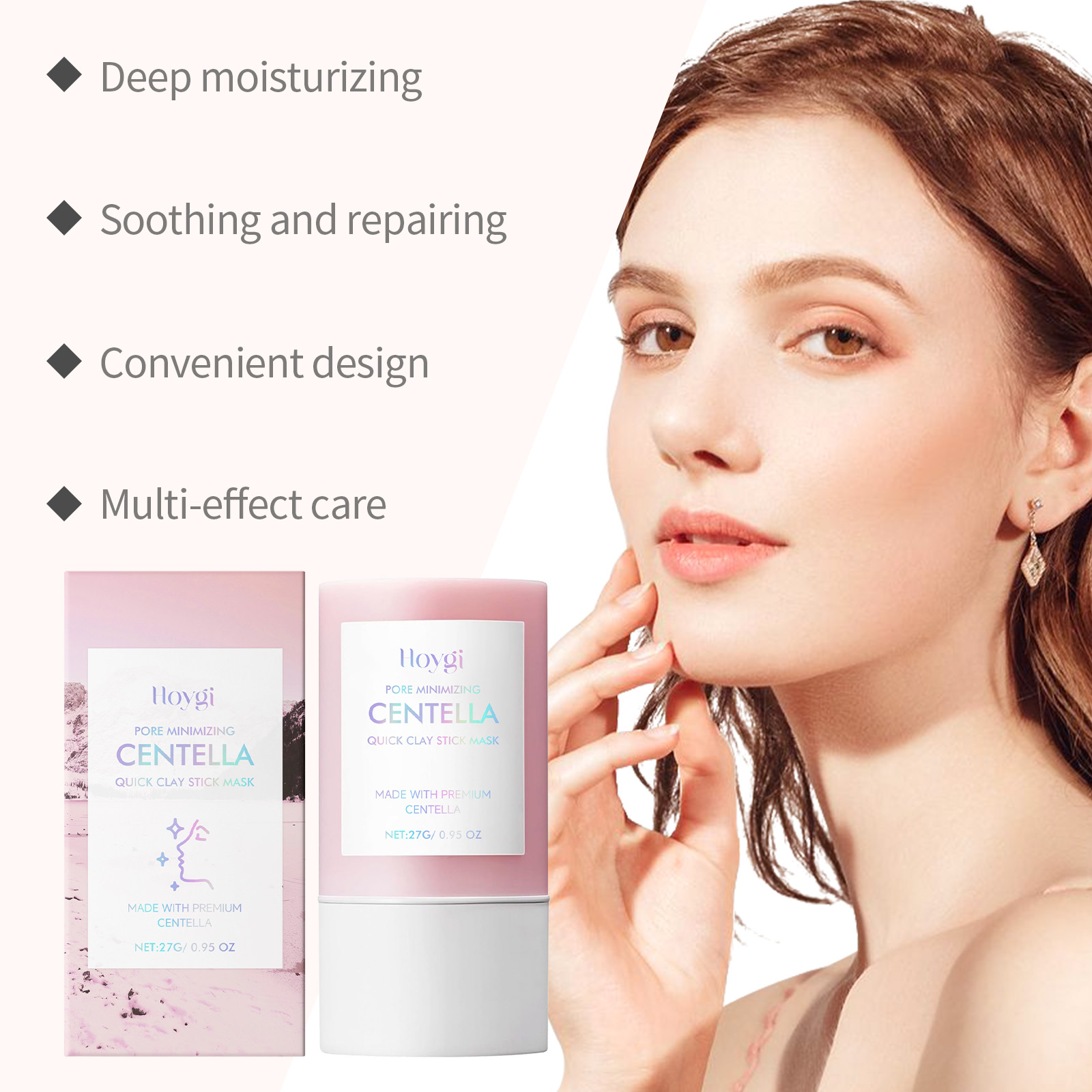 Centella Clay Stick Mask Pembe - Mud Mask Kaolin ulasan dan harga