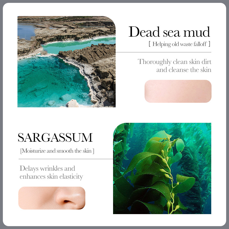 10pcs lumpur laut mati masker  - Mud Mask Kaolin ulasan dan harga
