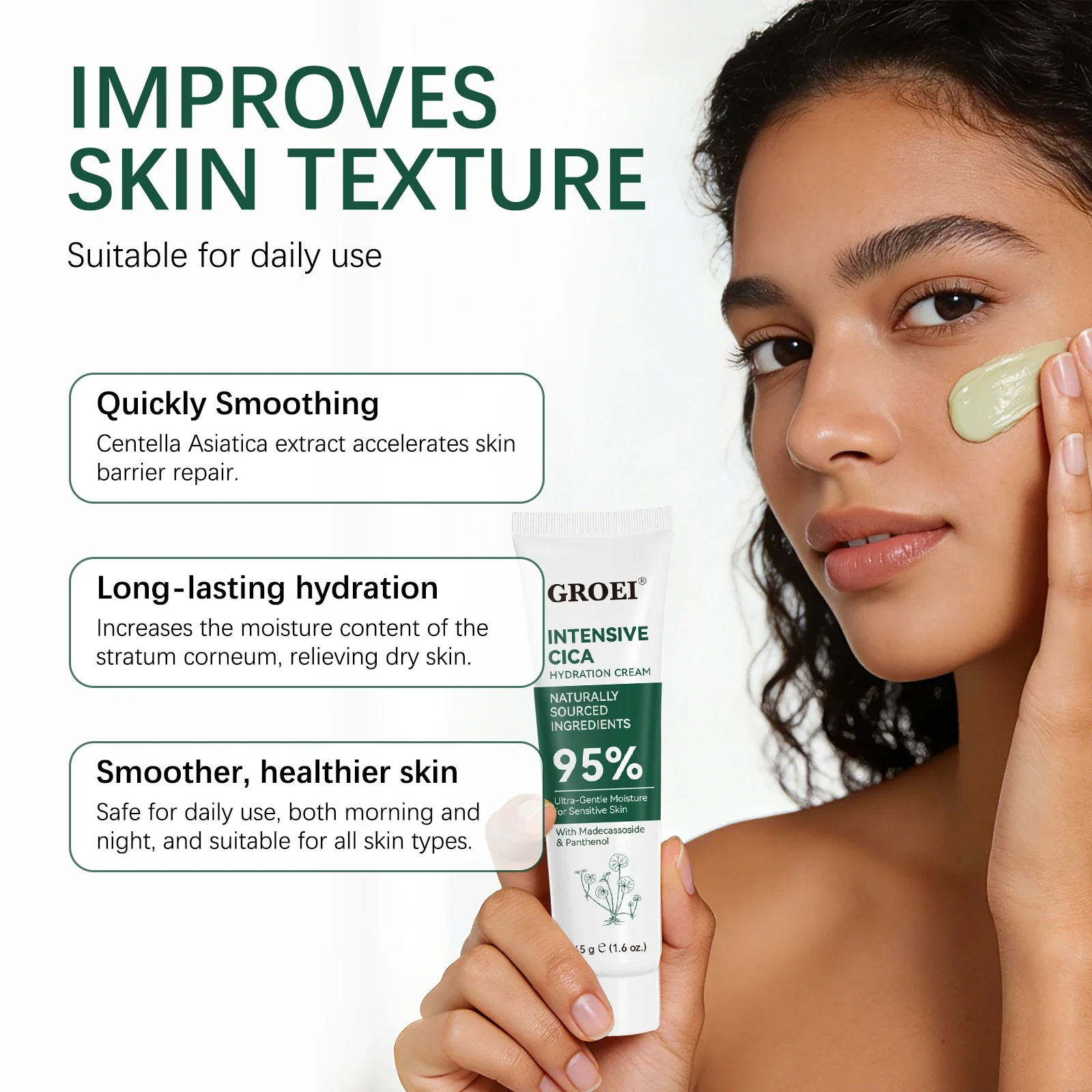 GROEI Krim Pelembap Rumput Sal - Skincare Glow Glowing ulasan dan harga