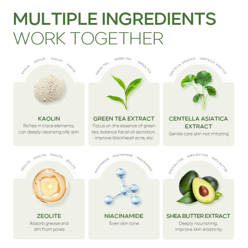 Teh Hijau Wajah Pembersih Dala - Mud Mask Kaolin ulasan dan harga
