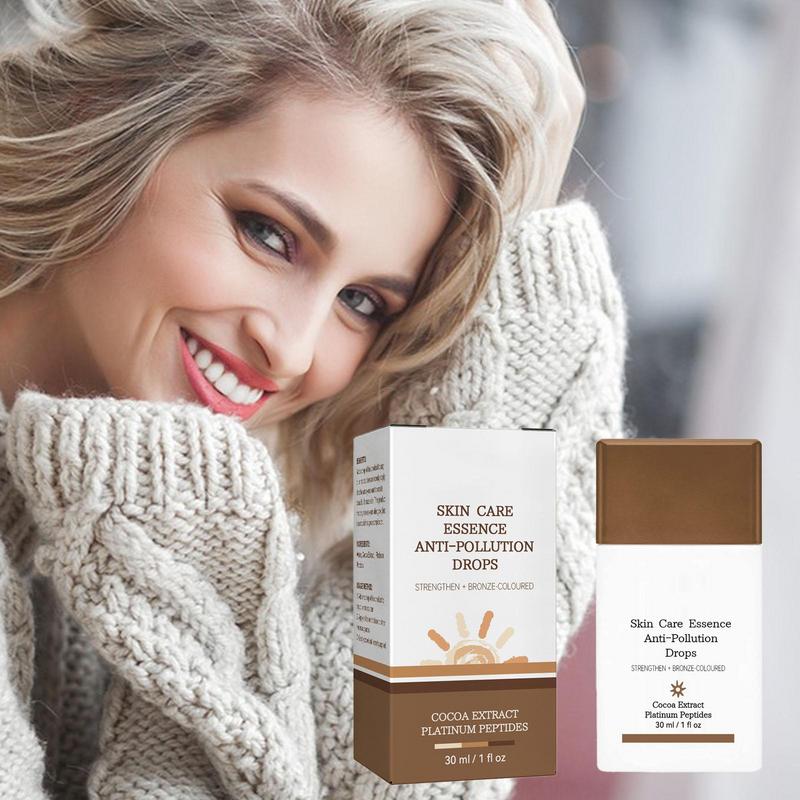 Cairan tetes Bronzer Tan Serum - Skincare Glow Glowing ulasan dan harga