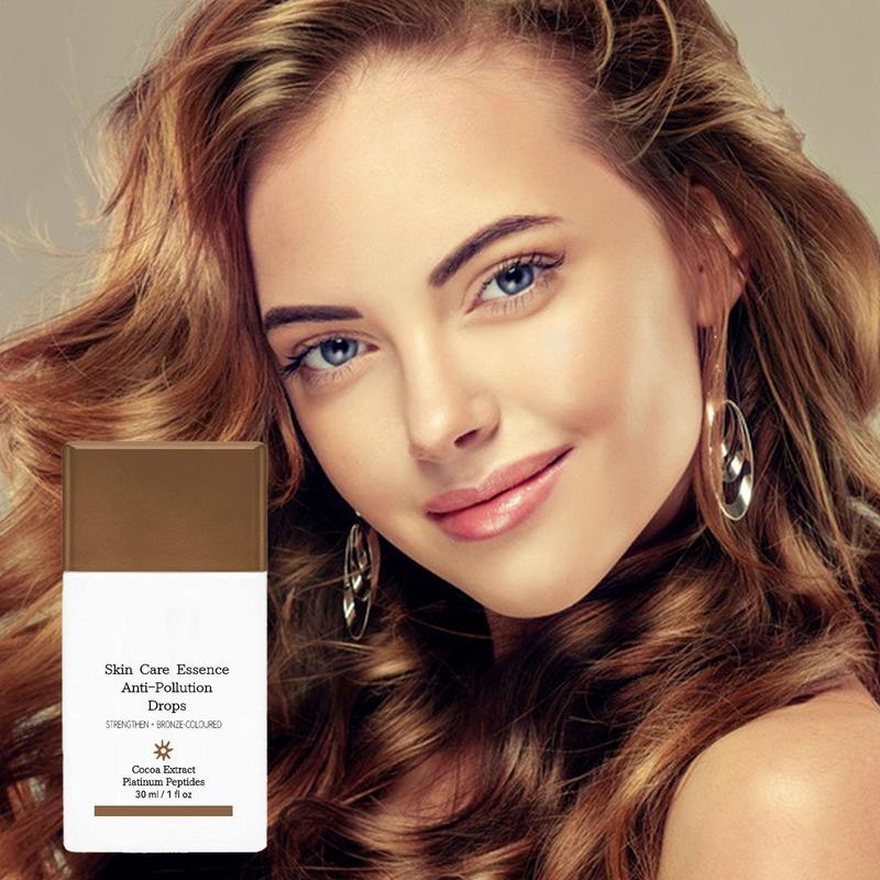 Cairan tetes Bronzer Tan Serum - Skincare Glow Glowing ulasan dan harga